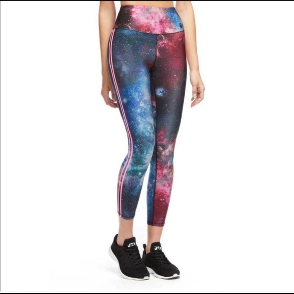 32. NWT Good American Galaxy LEGGINGS SZ 1 =SMALL /WAIST:12”/RISE:11”/INSEAM:26”